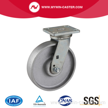 Heavy 8 inch 1000Kg Plate Swivel Castlron Caster